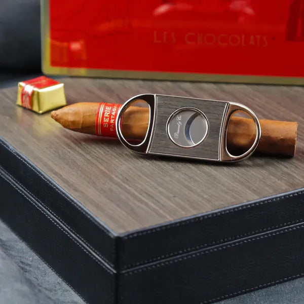 Double Guillotine Series 2 Cutter - All leather and wood options
