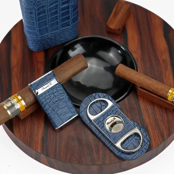 Double Guillotine Series 2 Cutter - All leather and wood options
