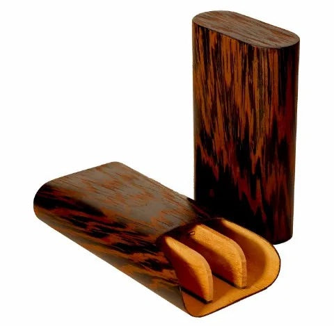 3 cigars Show Band Case - All wood options