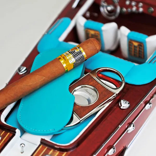 Double Guillotine Series 2 Cutter - All leather and wood options