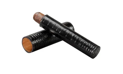 The Single Cigar Tube - All options in wood and leather