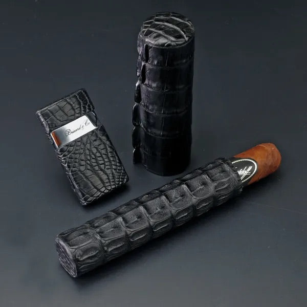 The Single Cigar Tube - All options in wood and leather