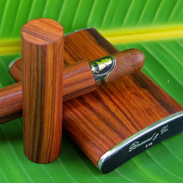 The Single Cigar Tube - All options in wood and leather