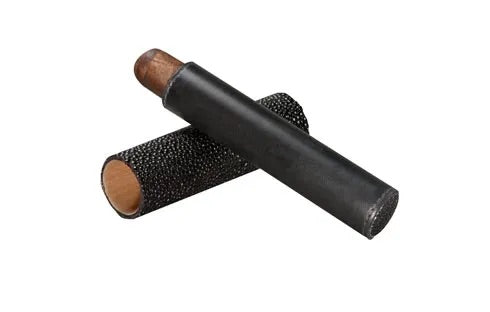 The Single Cigar Tube - All options in wood and leather