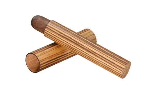 The Single Cigar Tube - All options in wood and leather