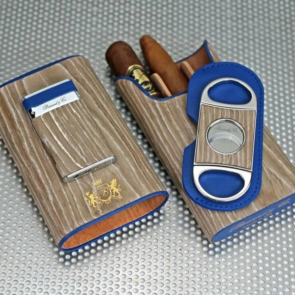 Double Guillotine Series 2 Cutter - All leather and wood options