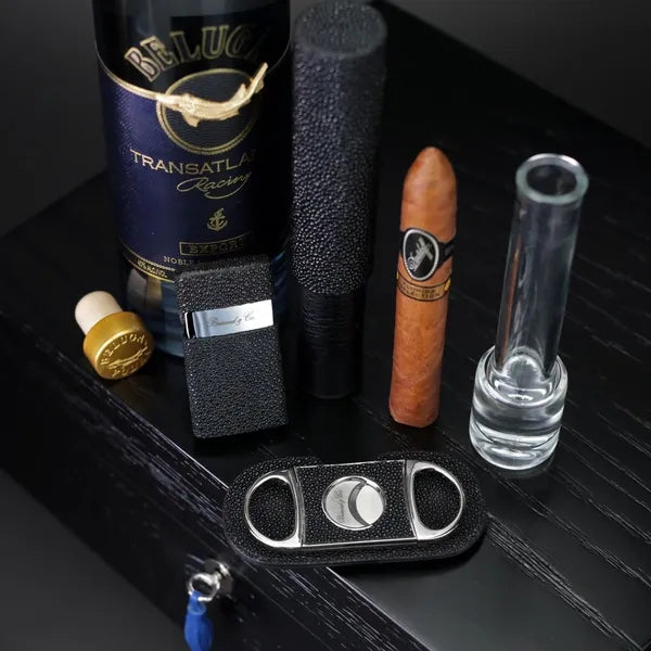 Double Guillotine Series 2 Cutter - All leather and wood options