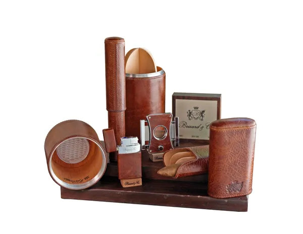 The Cylinder Desk Humidor - All options in wood and leather
