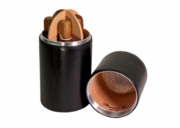 The Cylinder Desk Humidor - All options in wood and leather