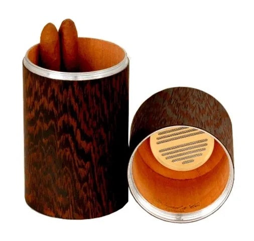 The Cylinder Desk Humidor - All options in wood and leather