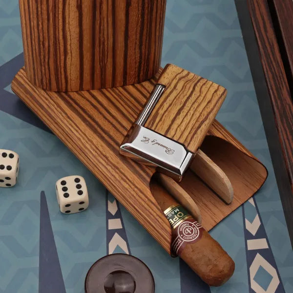 The "Eternel" Double Soft Flame Lighter - All wood options