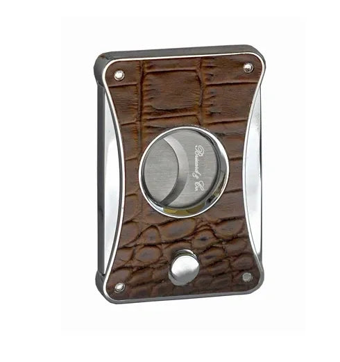 Havana Traveler - Genuine Tobacco Caiman Alligator and Orange Leather