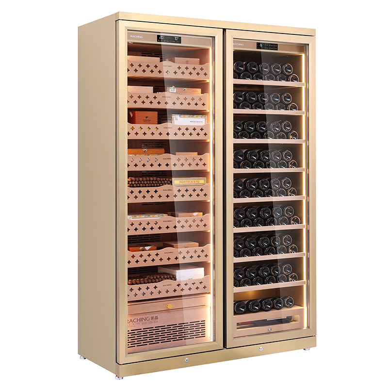 Stainless steel humidor/wine cooler CD1200