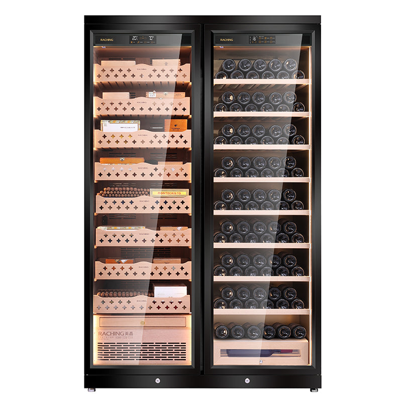 Stainless steel humidor/wine cooler CD1200