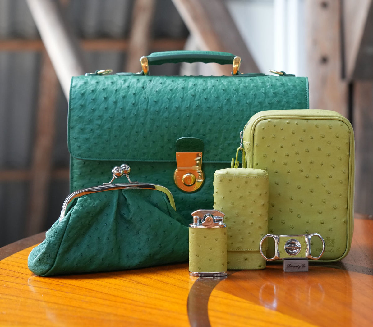 Man and wife harmony in Green