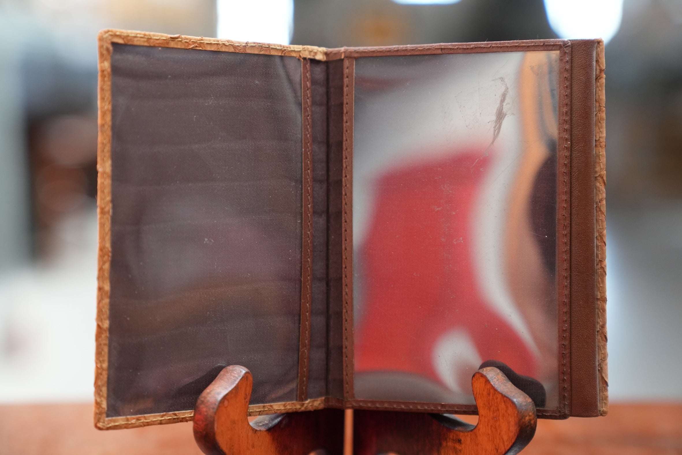 Suede python wallet