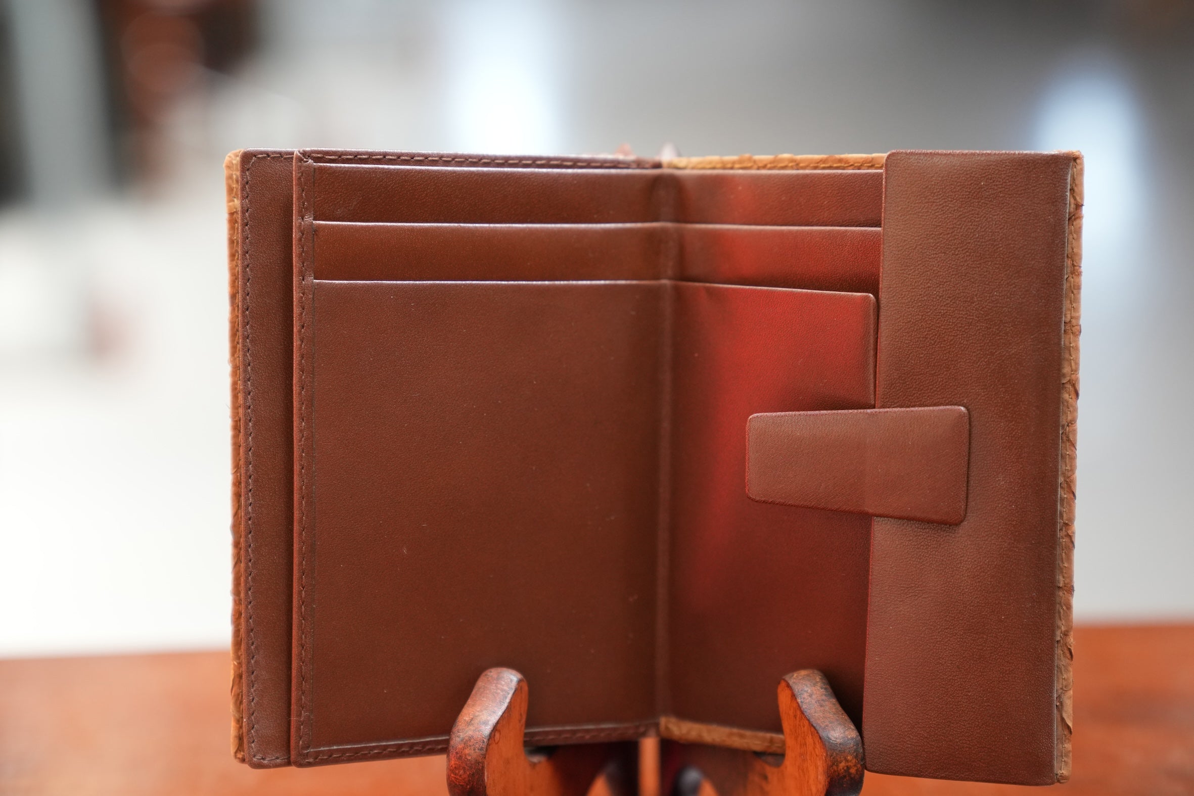 Suede python wallet