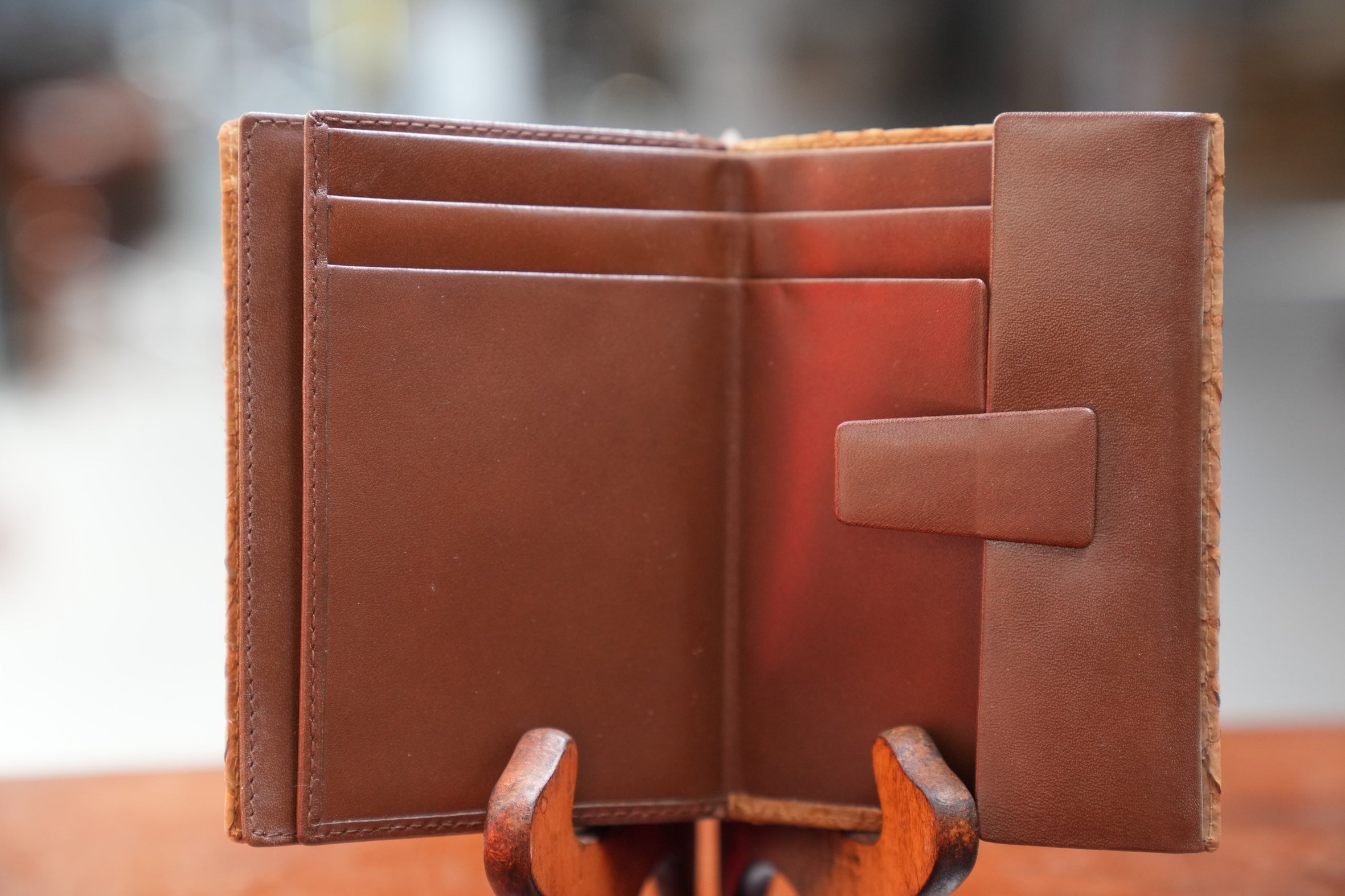 Suede python wallet