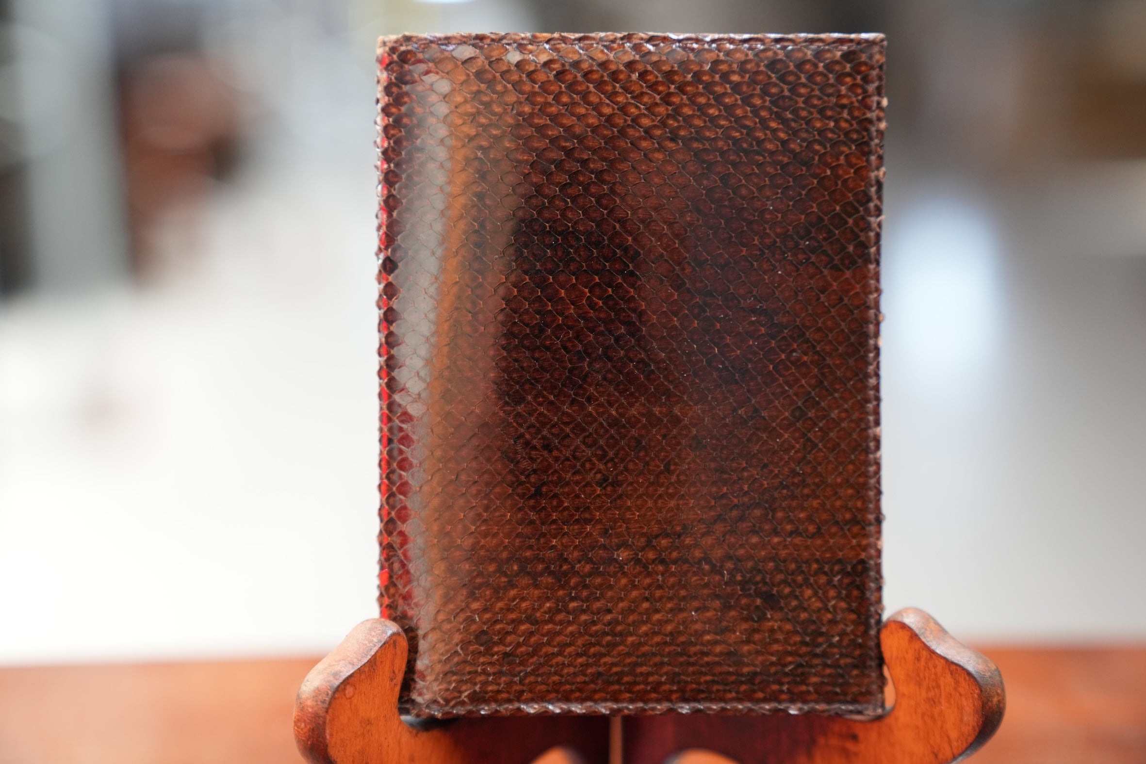 Brown python wallet