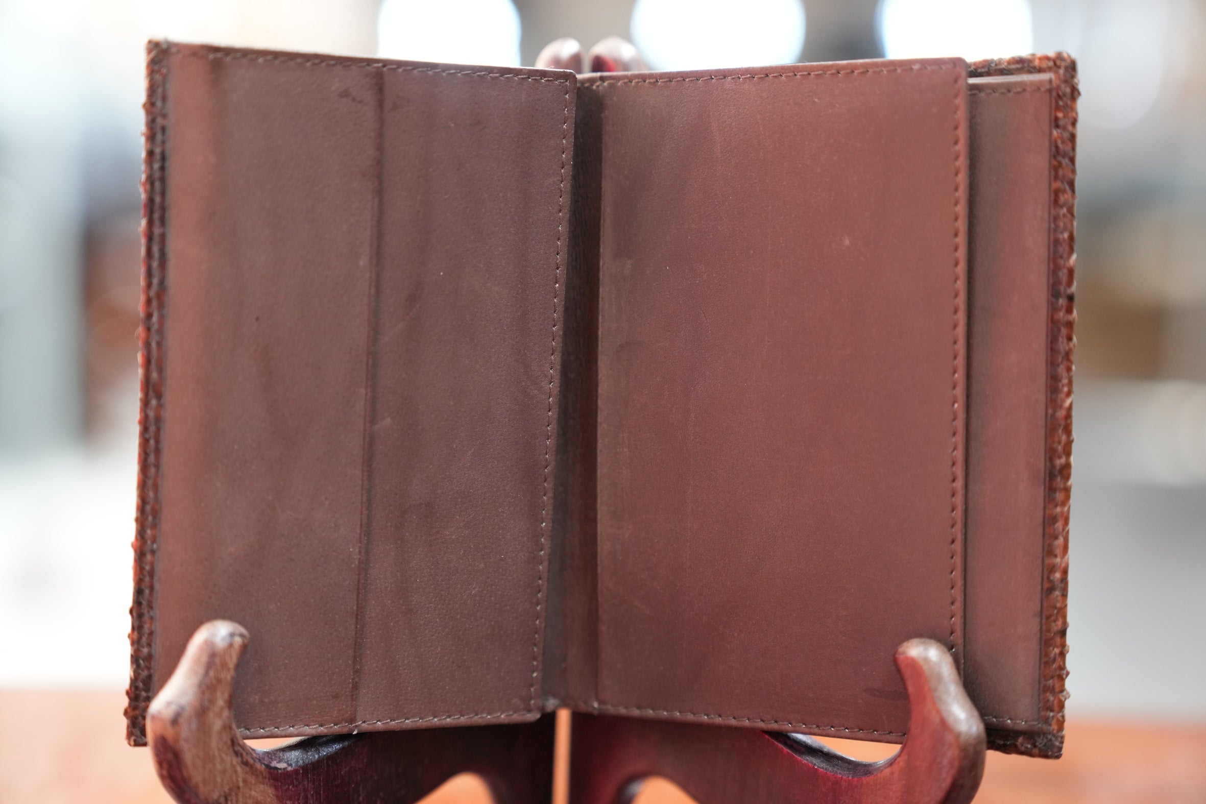Brown python wallet