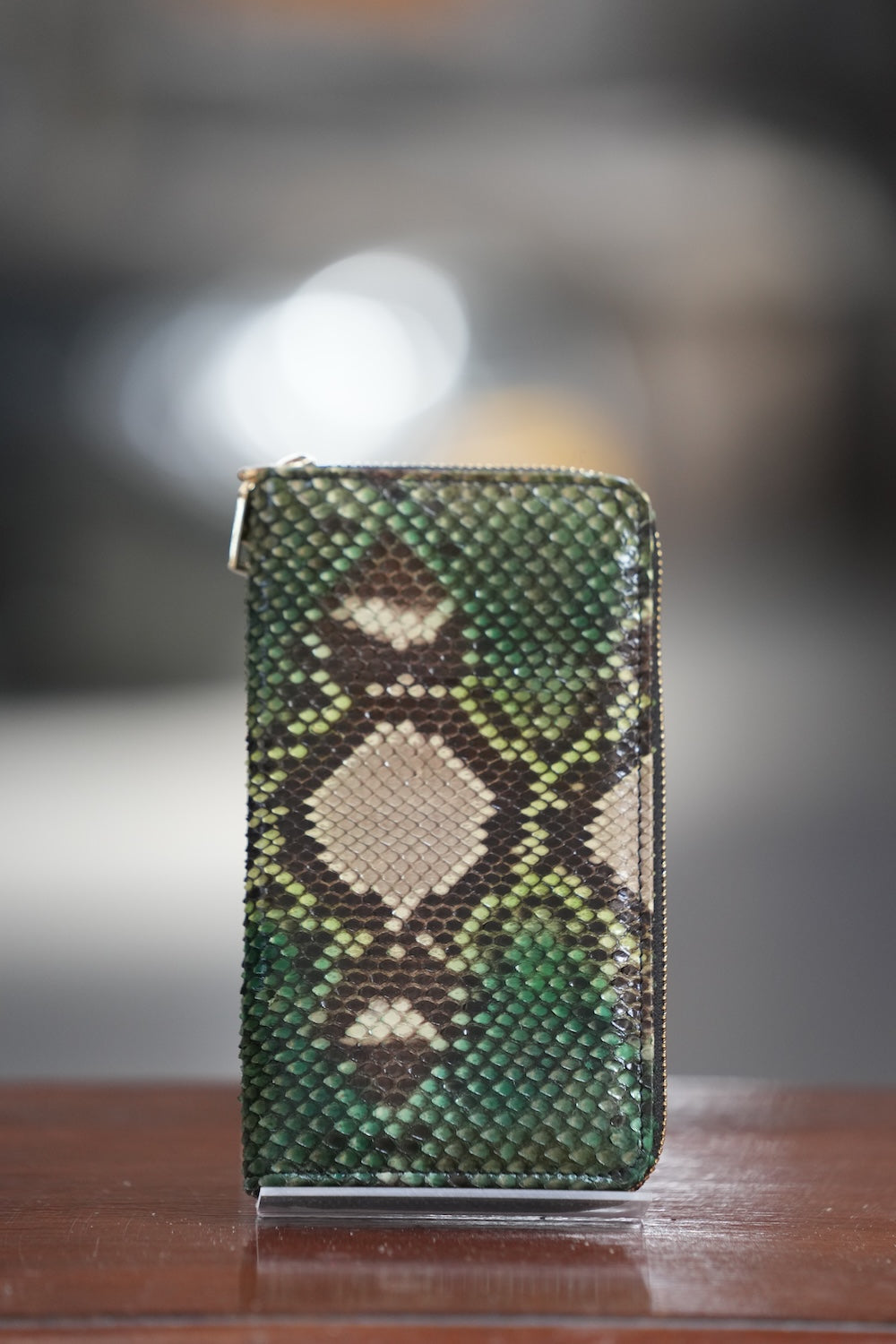 Exotic leathers wallet plus iPhone