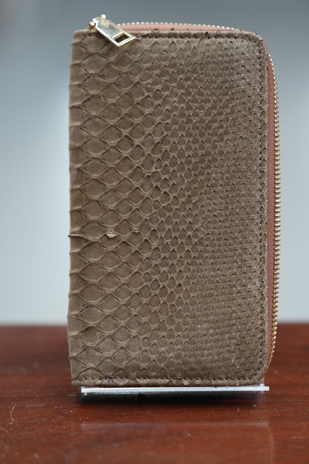 Exotic leathers wallet plus iPhone