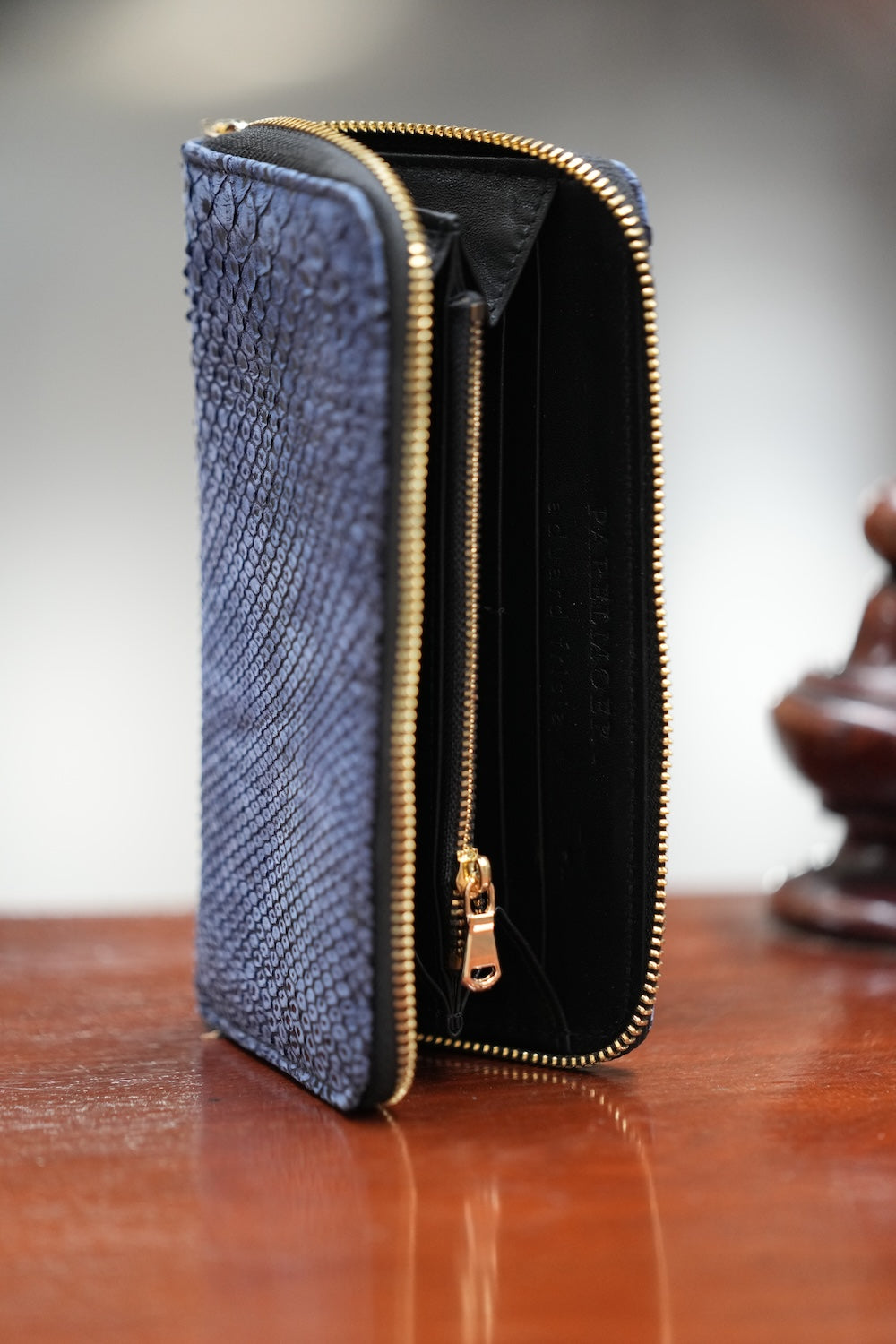 Exotic leathers wallet plus iPhone