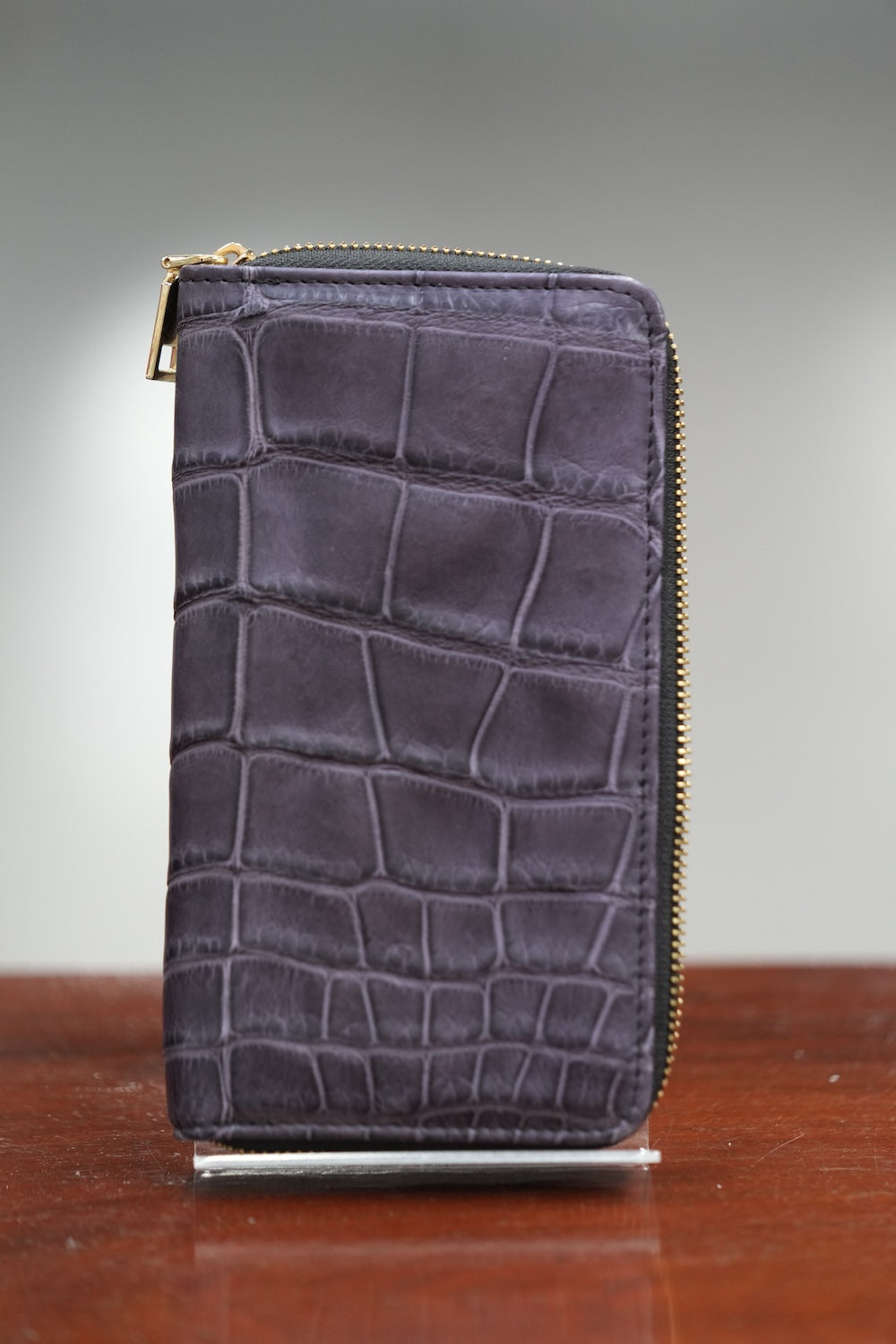 Exotic leathers wallet plus iPhone