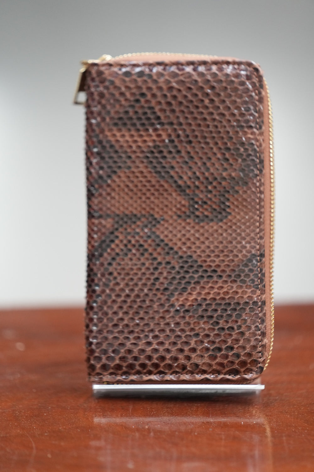 Exotic leathers wallet plus iPhone
