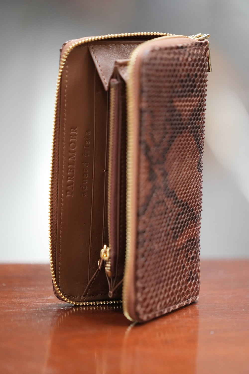 Exotic leathers wallet plus iPhone