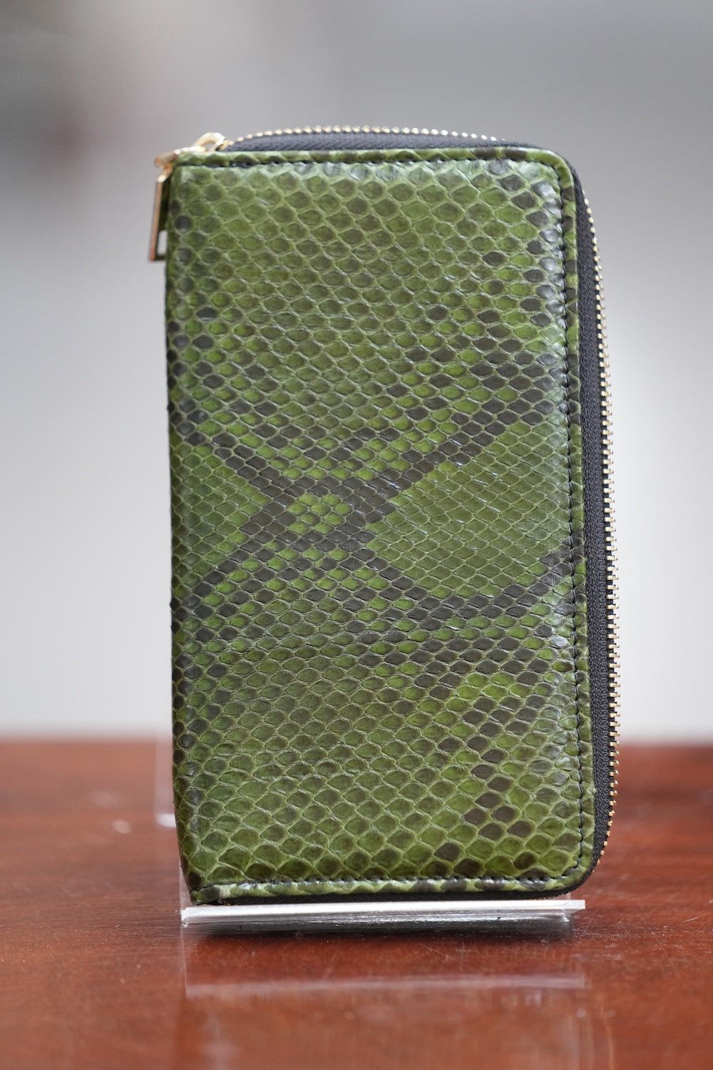 Exotic leathers wallet plus iPhone