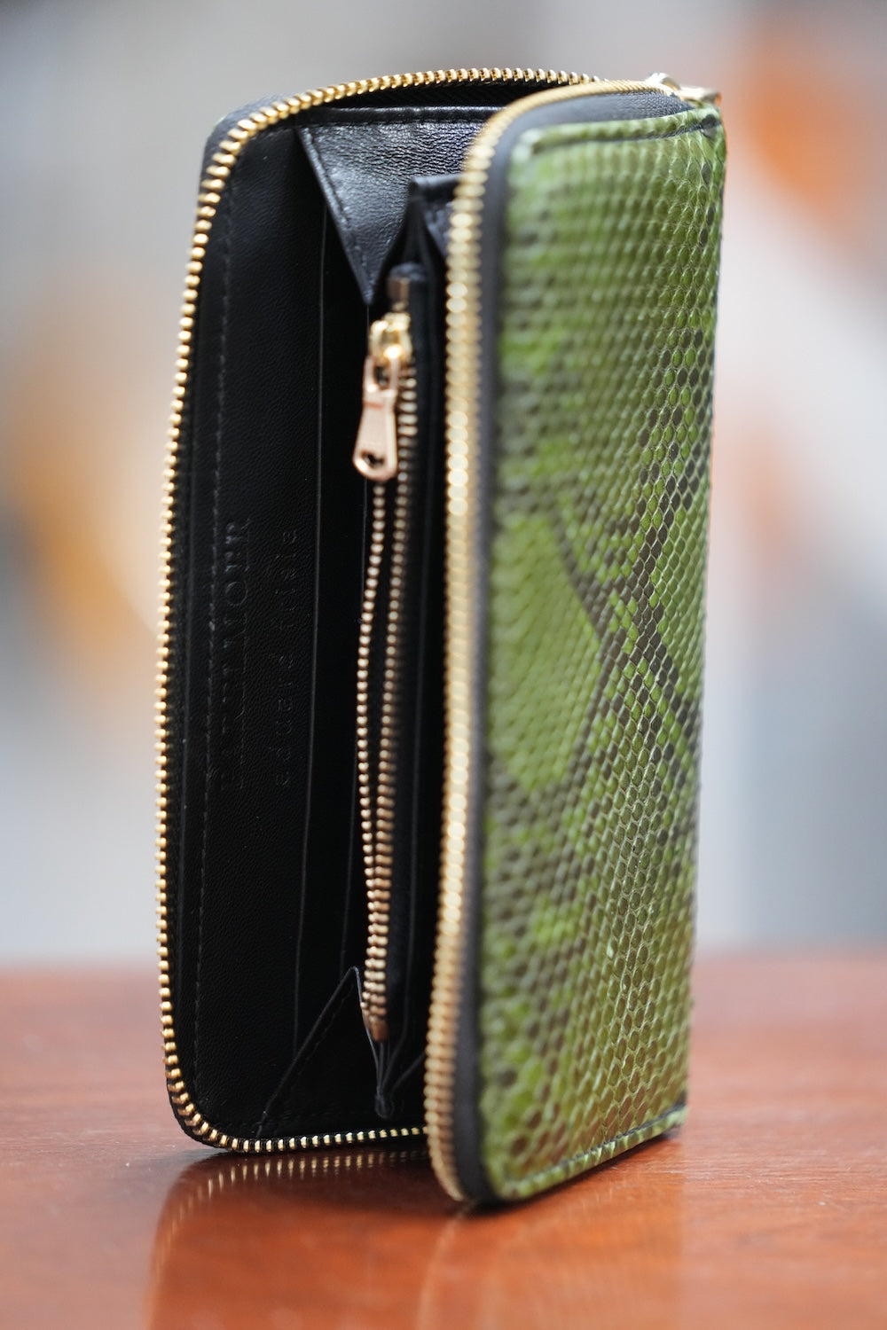 Exotic leathers wallet plus iPhone