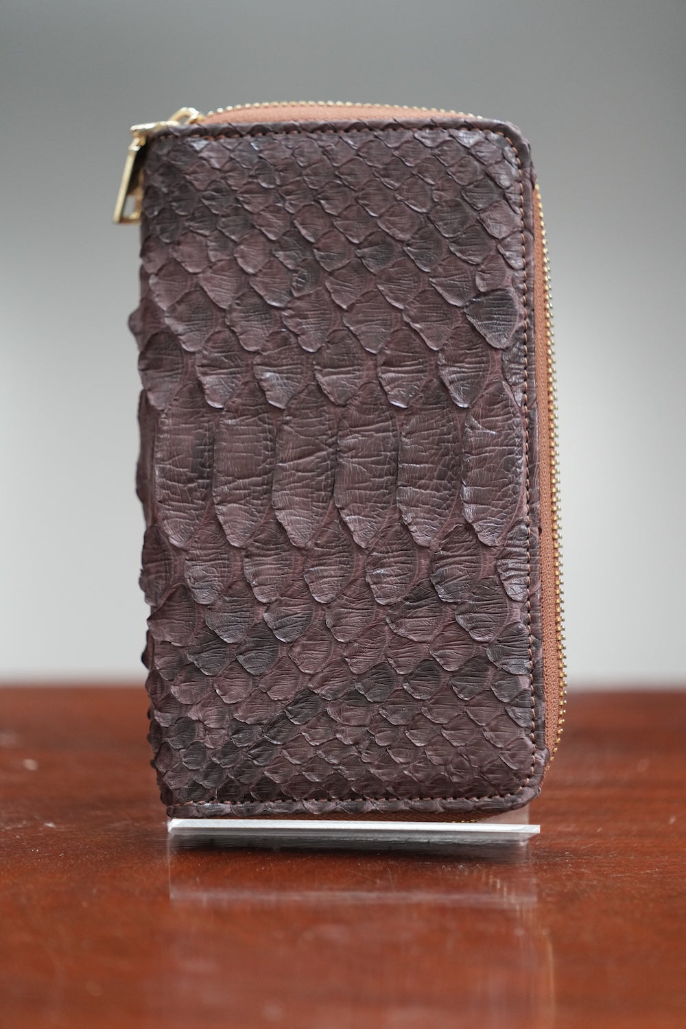 Exotic leathers wallet plus iPhone