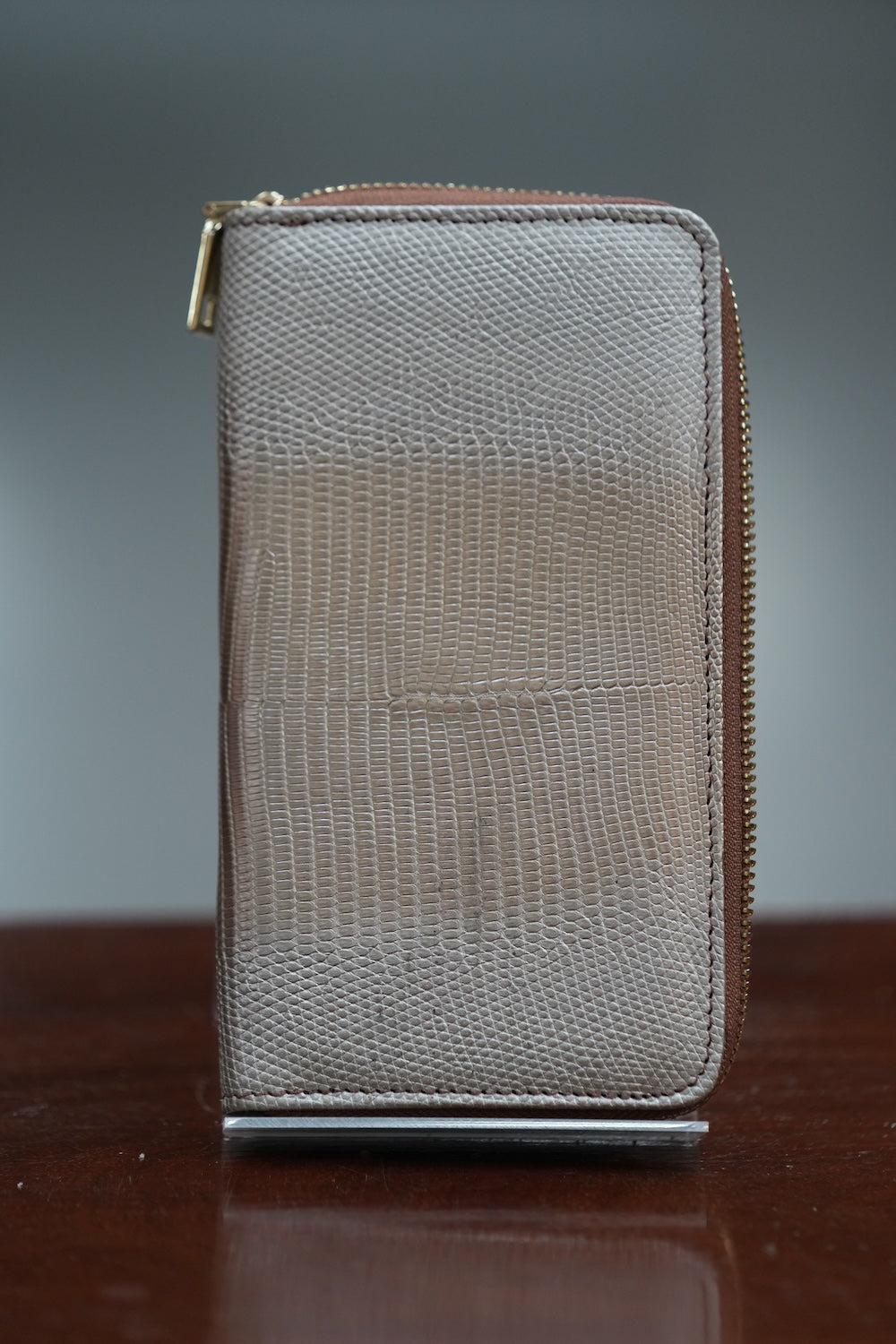 Exotic leathers wallet plus iPhone