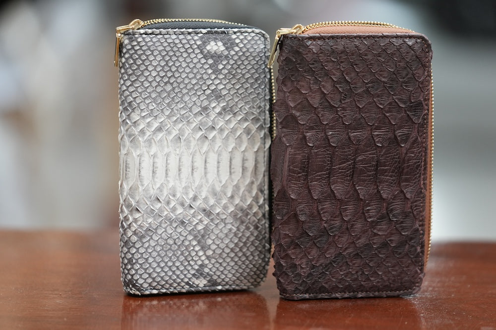 Exotic leathers wallet plus iPhone