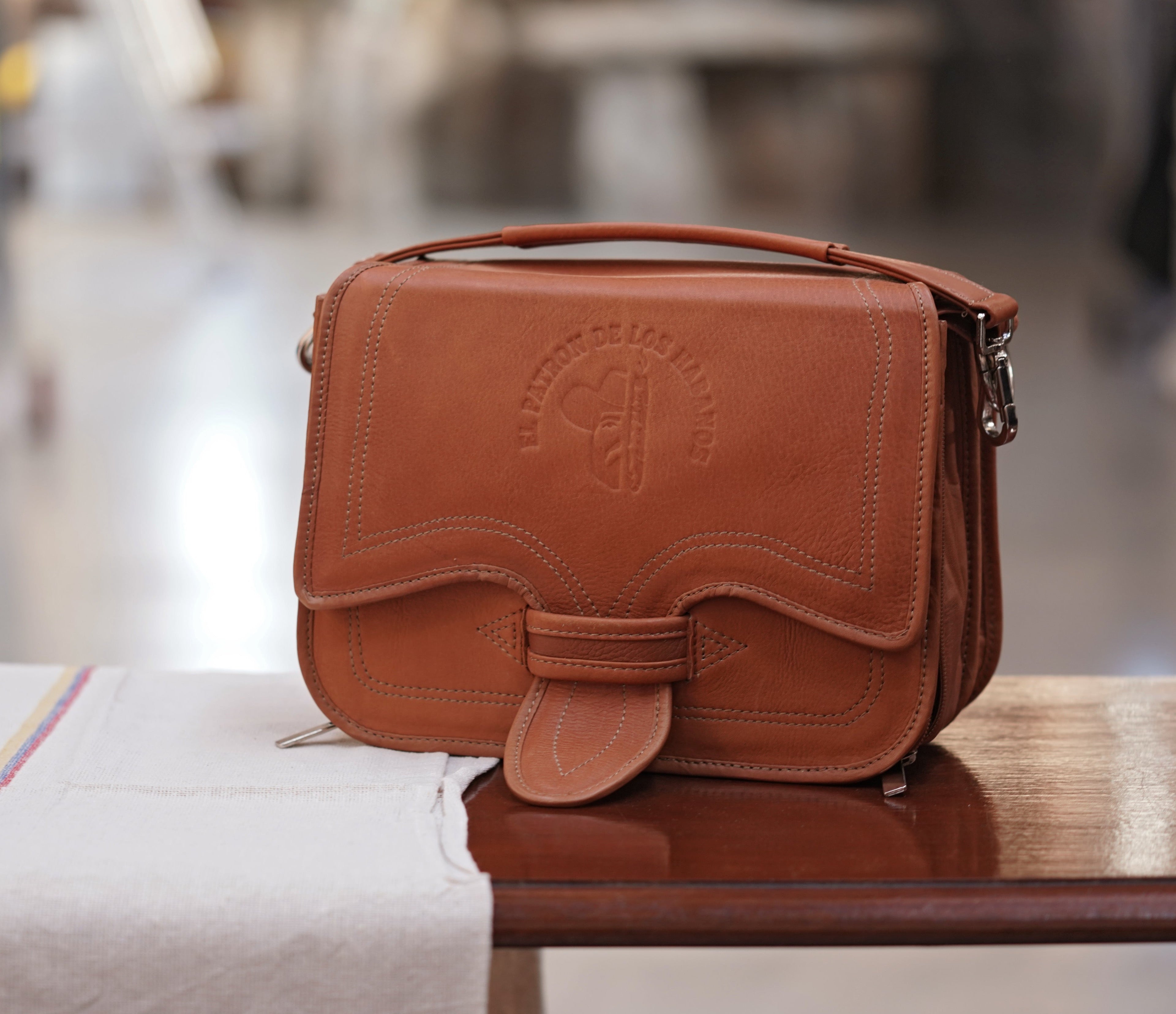 Handmade Travel Cigarriel Camel Brown