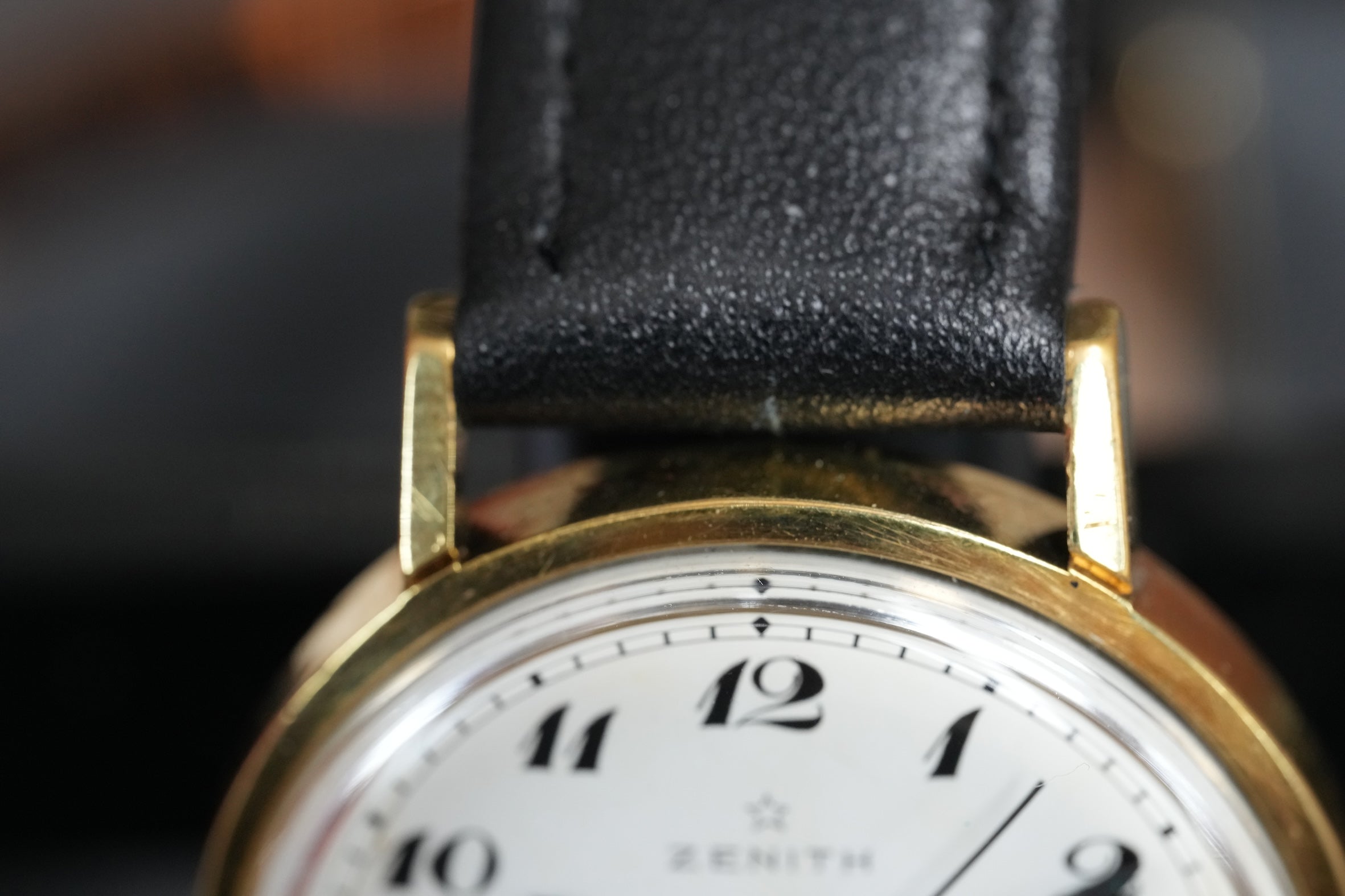 Zenith gold plated watch