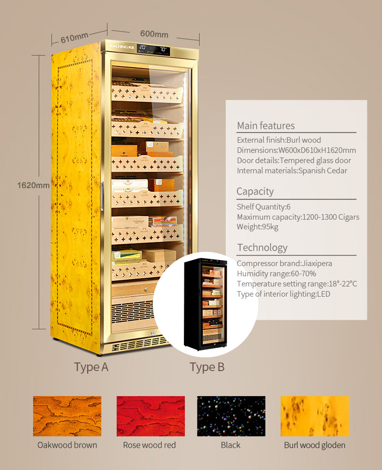 Mid-size humidor MON2800A