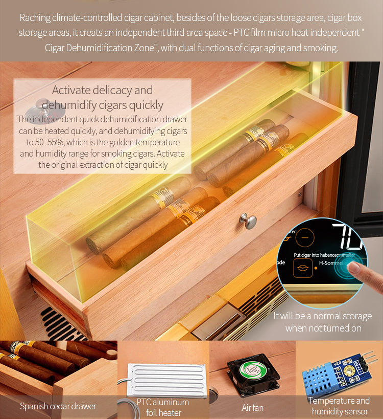 Mid-size humidor MON2800A