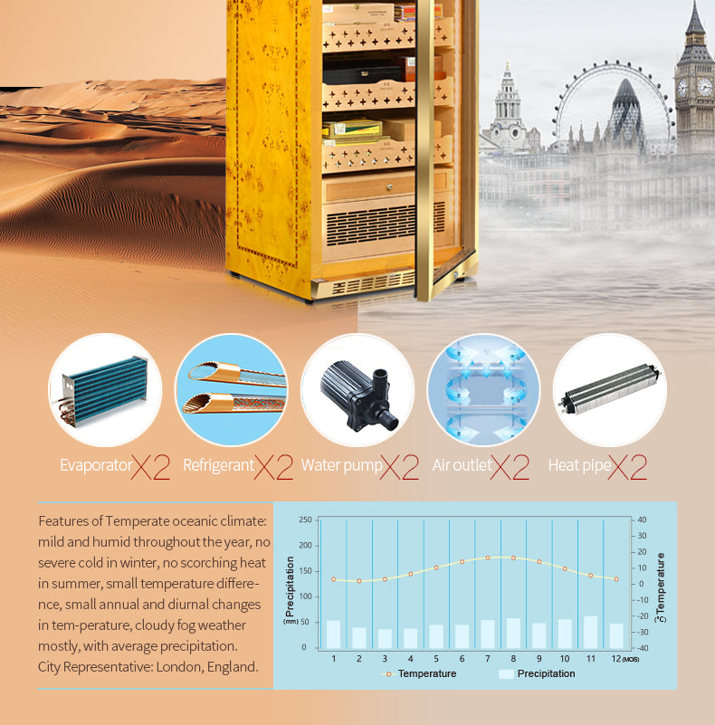 The aficionado's dream humidor MON3800A