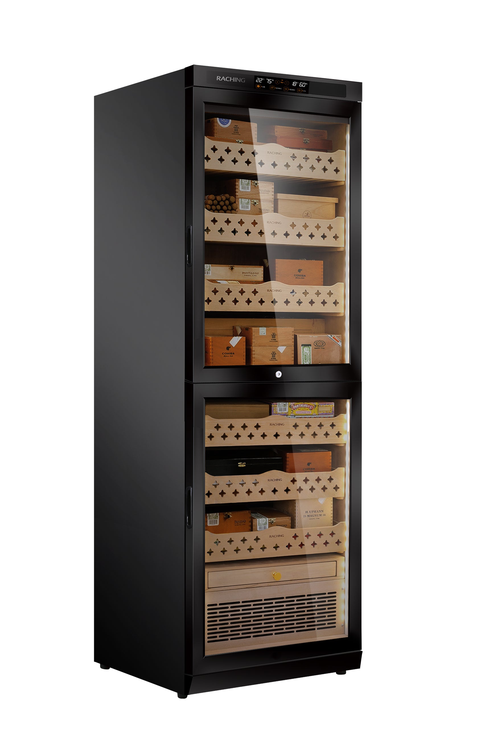 Dual system luxury humidor MON3800B