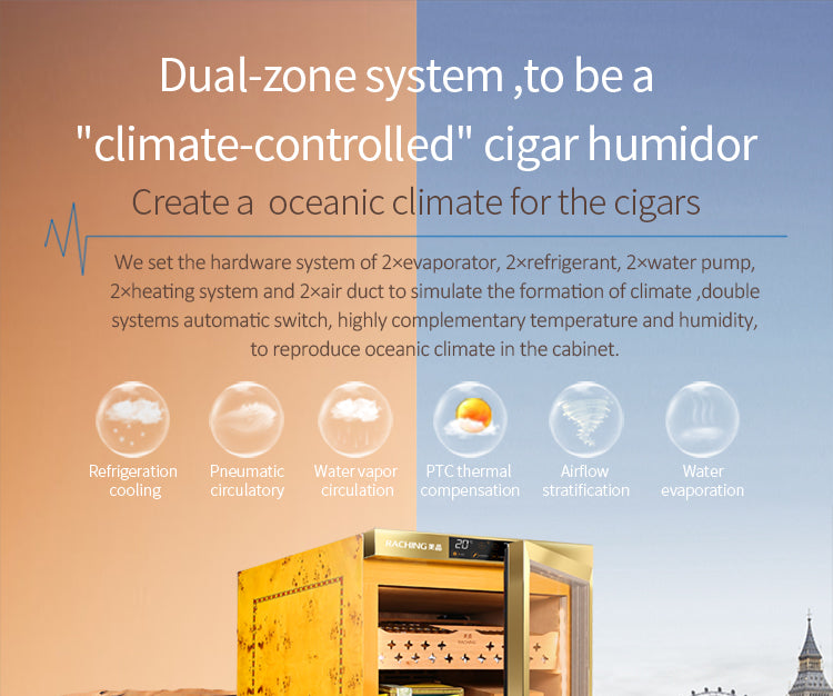 Raching Tabel Humidor MON800A