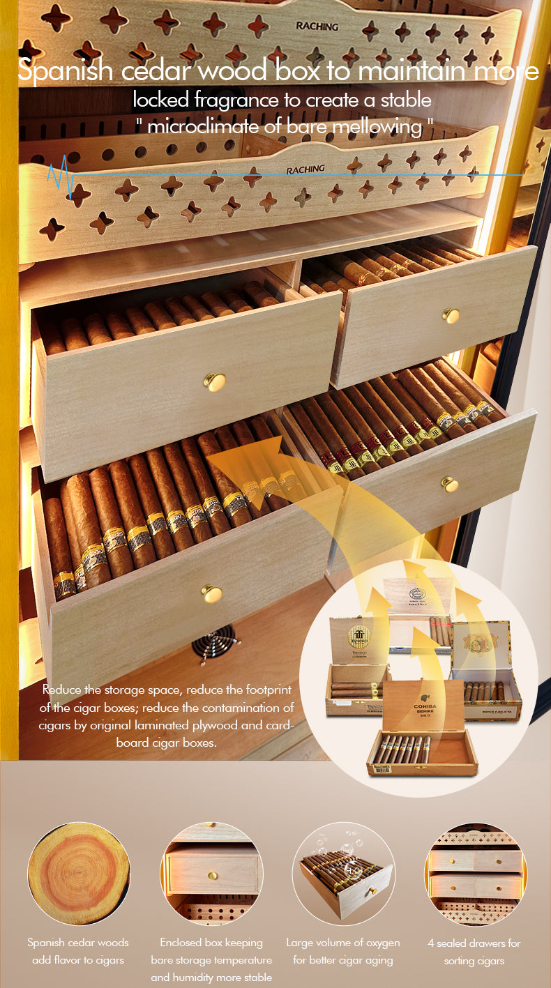 Ultra big humidor MON5800A
