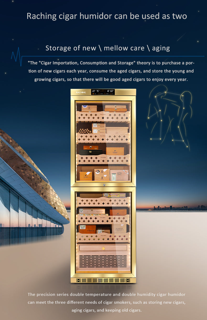 Dual system luxury humidor MON3800B