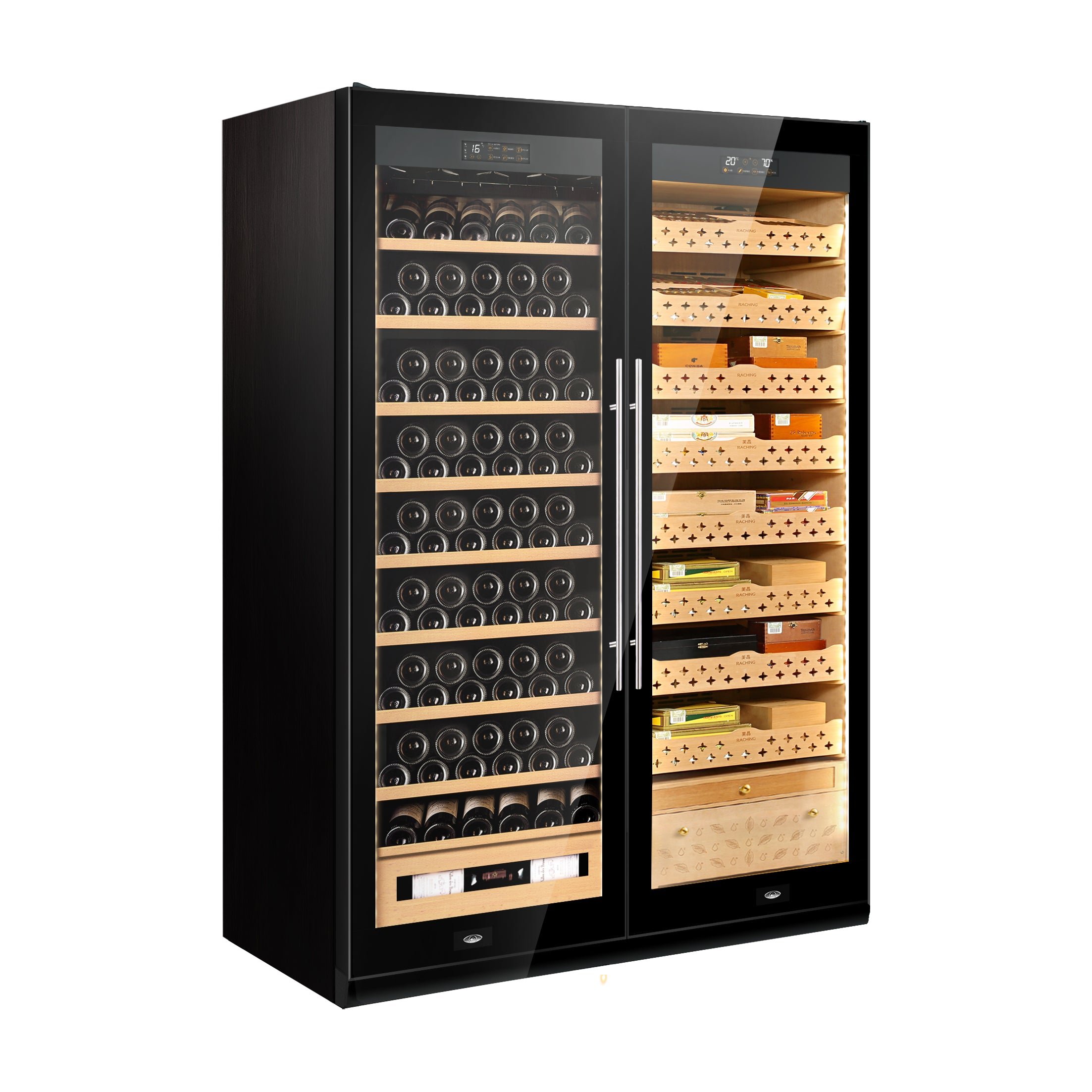 Wood wine cooler/cigar humidor SD800