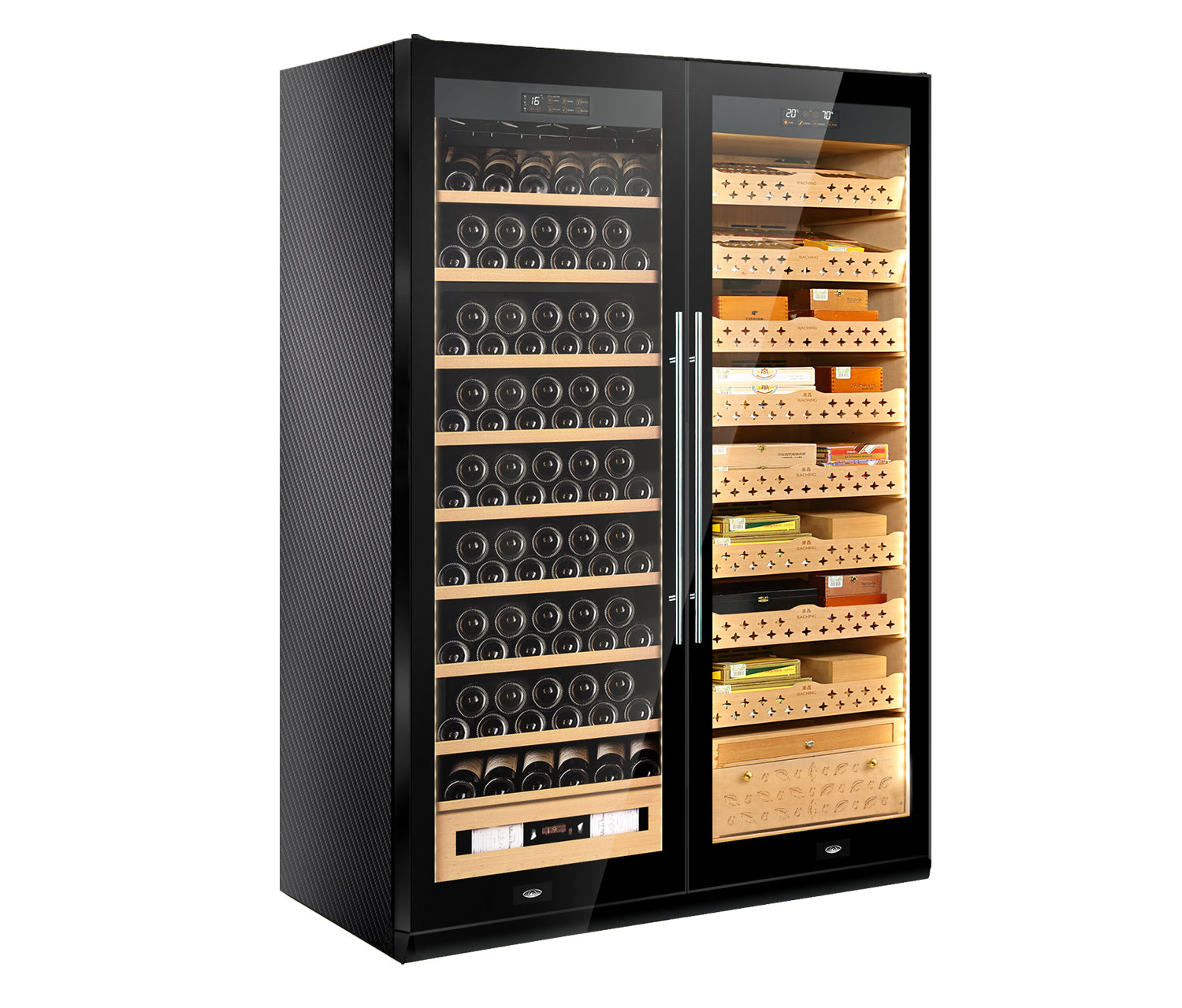 Wood wine cooler/cigar humidor SD800