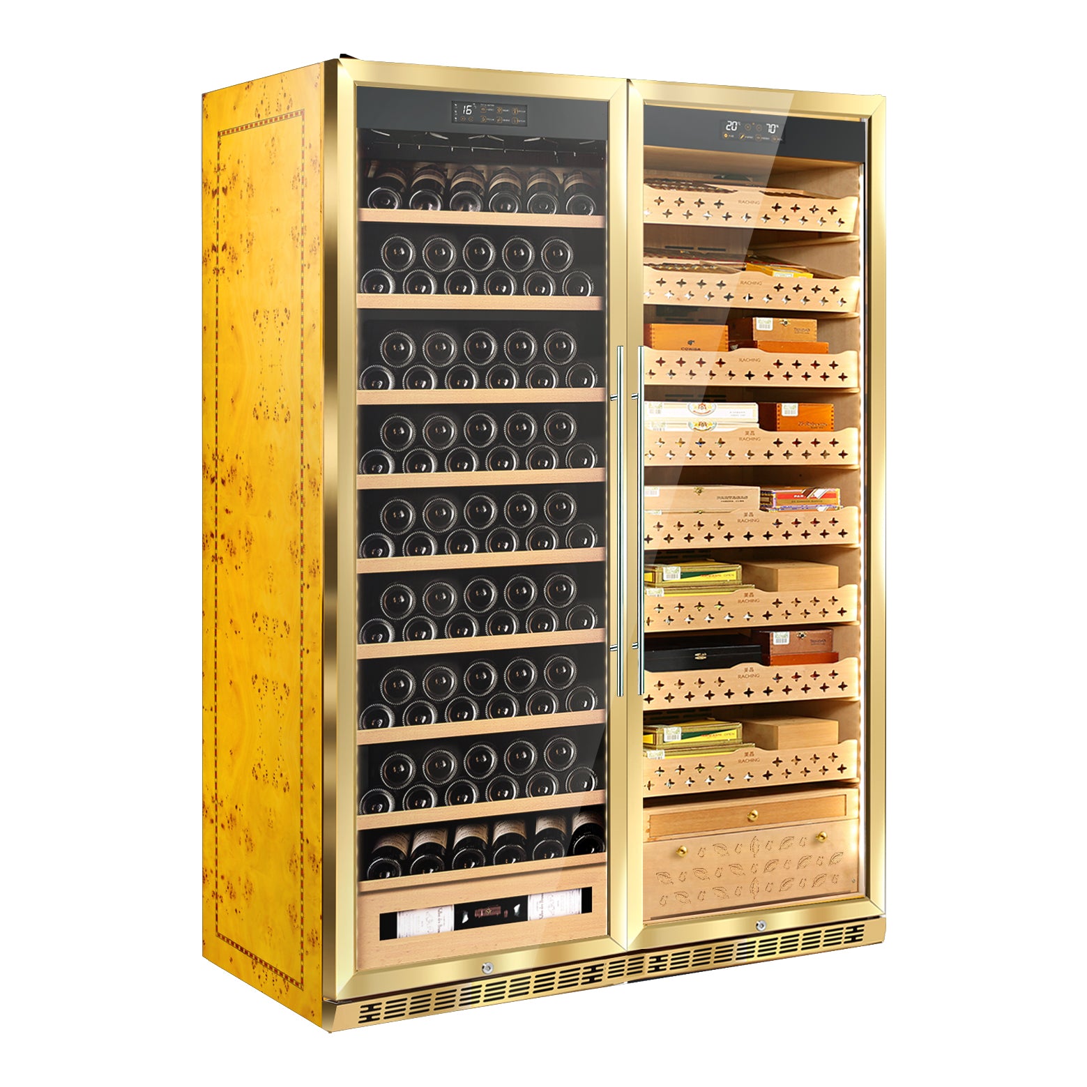 Wood wine cooler/cigar humidor SD800