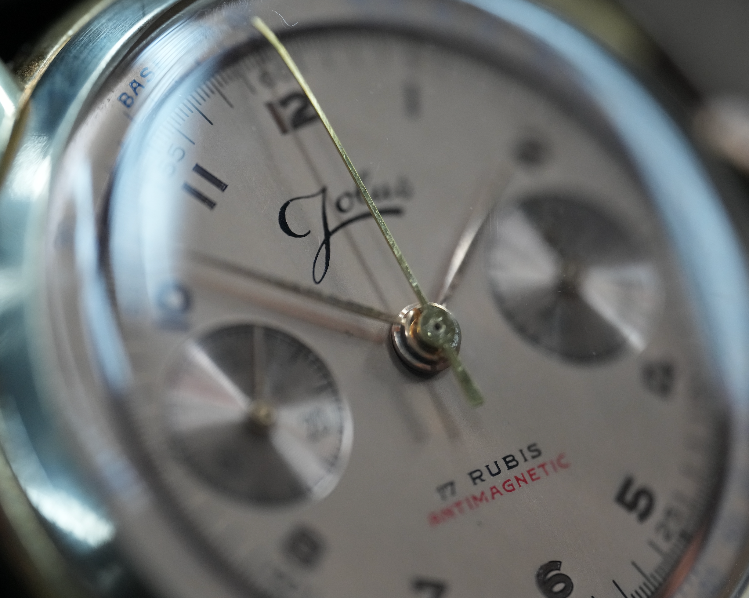 Copper dial Jolus chronograph