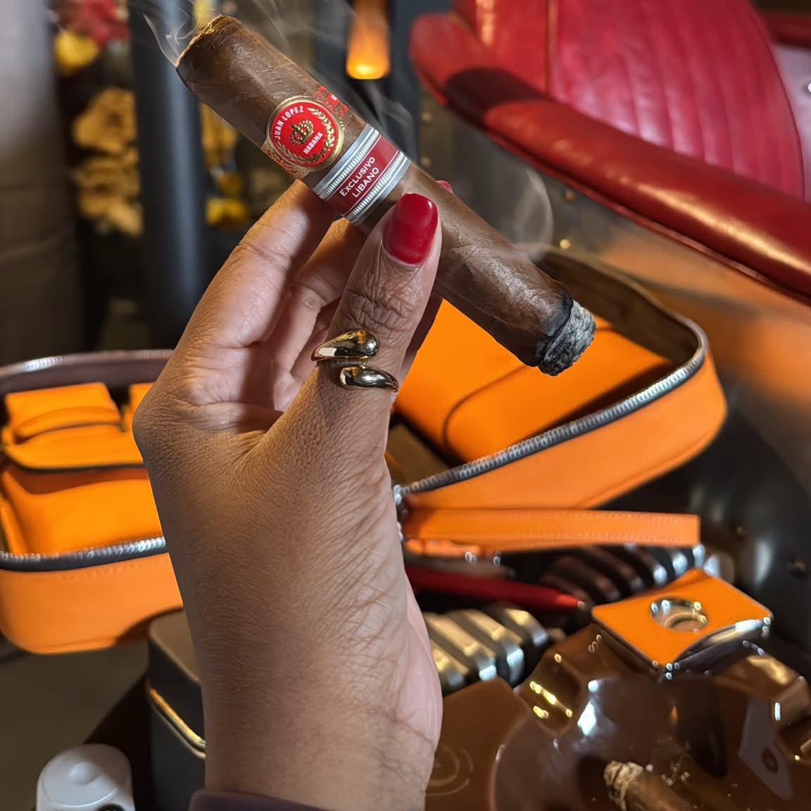 Havana Traveler Racing Orange (walnut optional)
