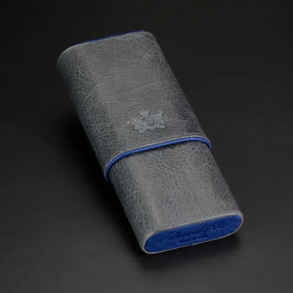 3 cigars Show Band Case - All leather options